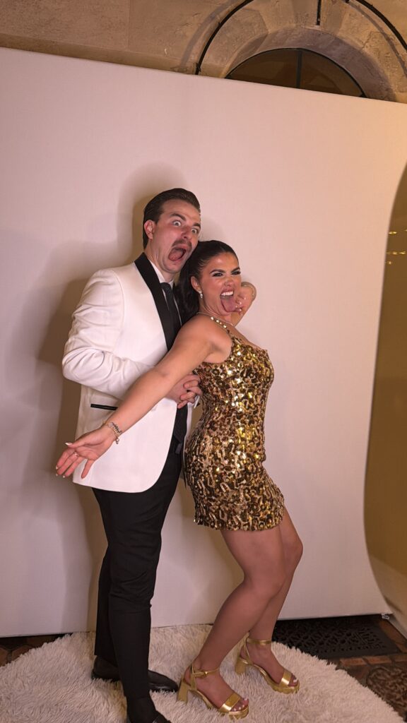 b&w glam booth rental in sarasota fl