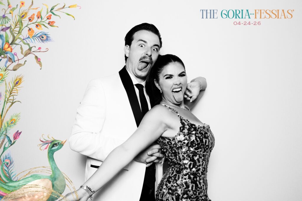 b&w glam booth rental in sarasota fl
