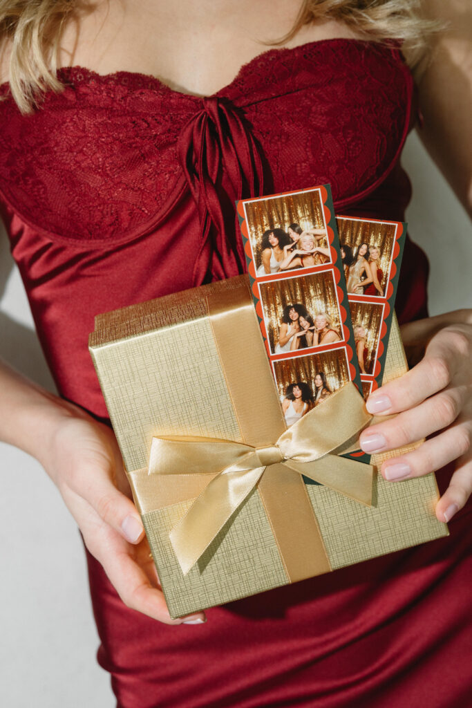 christmas photo booth prints Tampa Bay rental