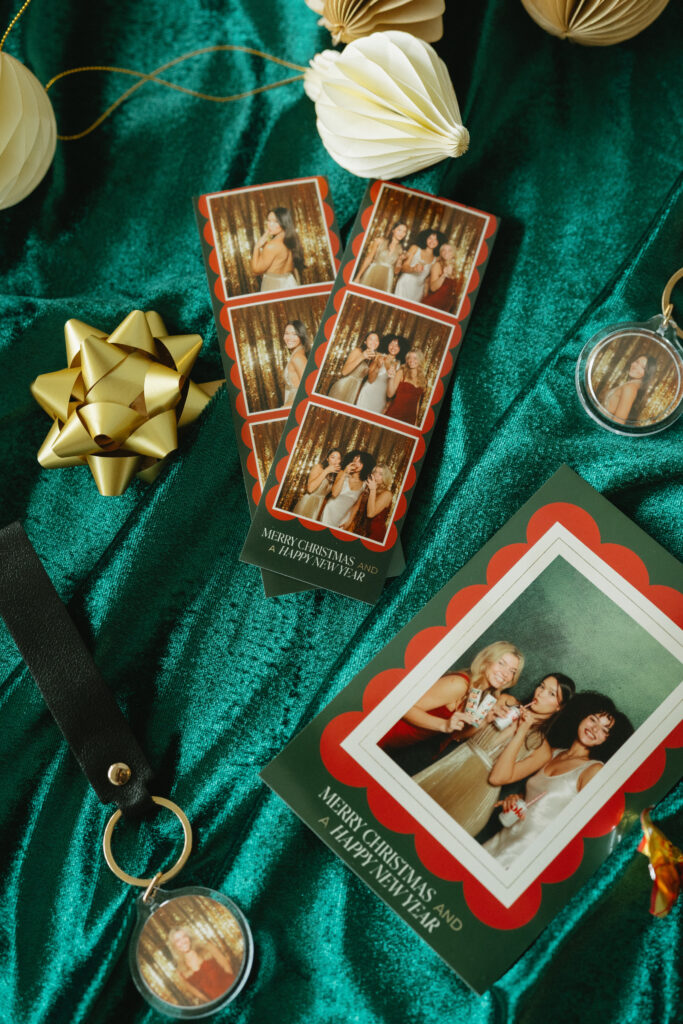christmas photo booth prints Tampa Bay rental