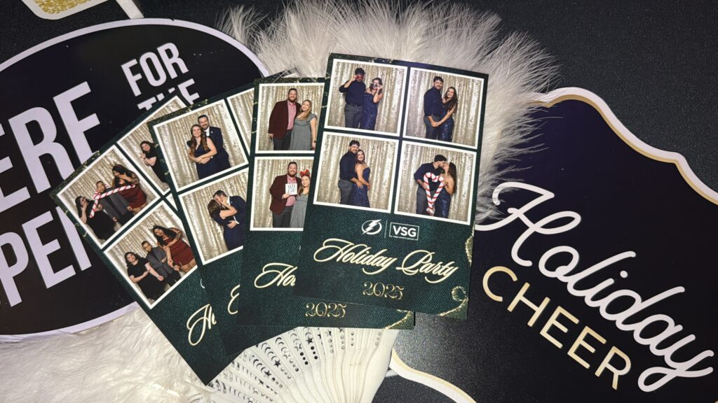 Christmas holiday Photo Booth rental in Tampa Bay