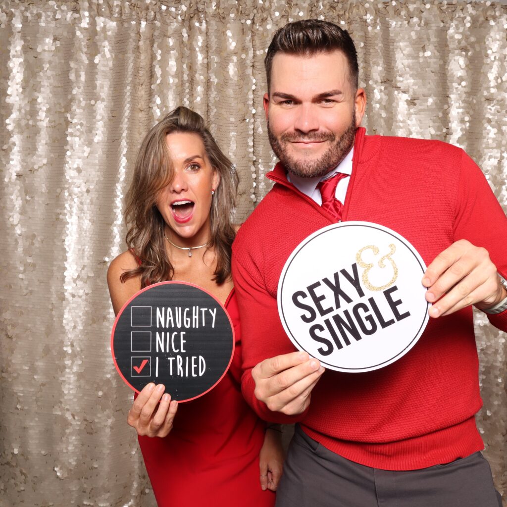 Christmas holiday Photo Booth rental in Tampa Bay